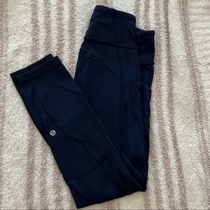Lululemon Leggings  - Inseam 23 inches - Navy Blue - Size 4
